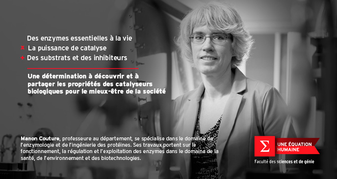Manon Couture, professeure au Département de biochimie, de microbiologie et de bio-informatique
